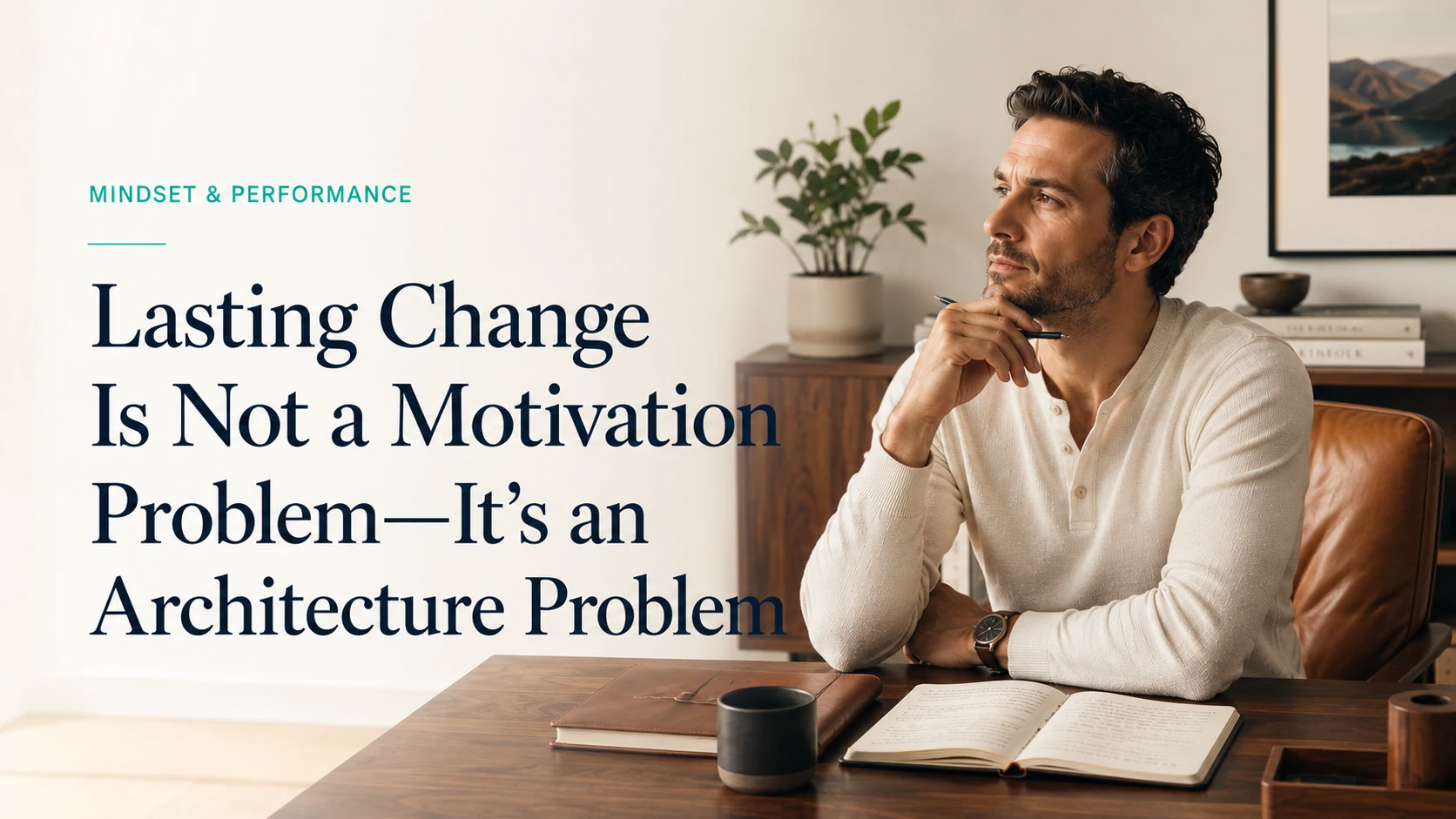 The Architecture of Lasting Change